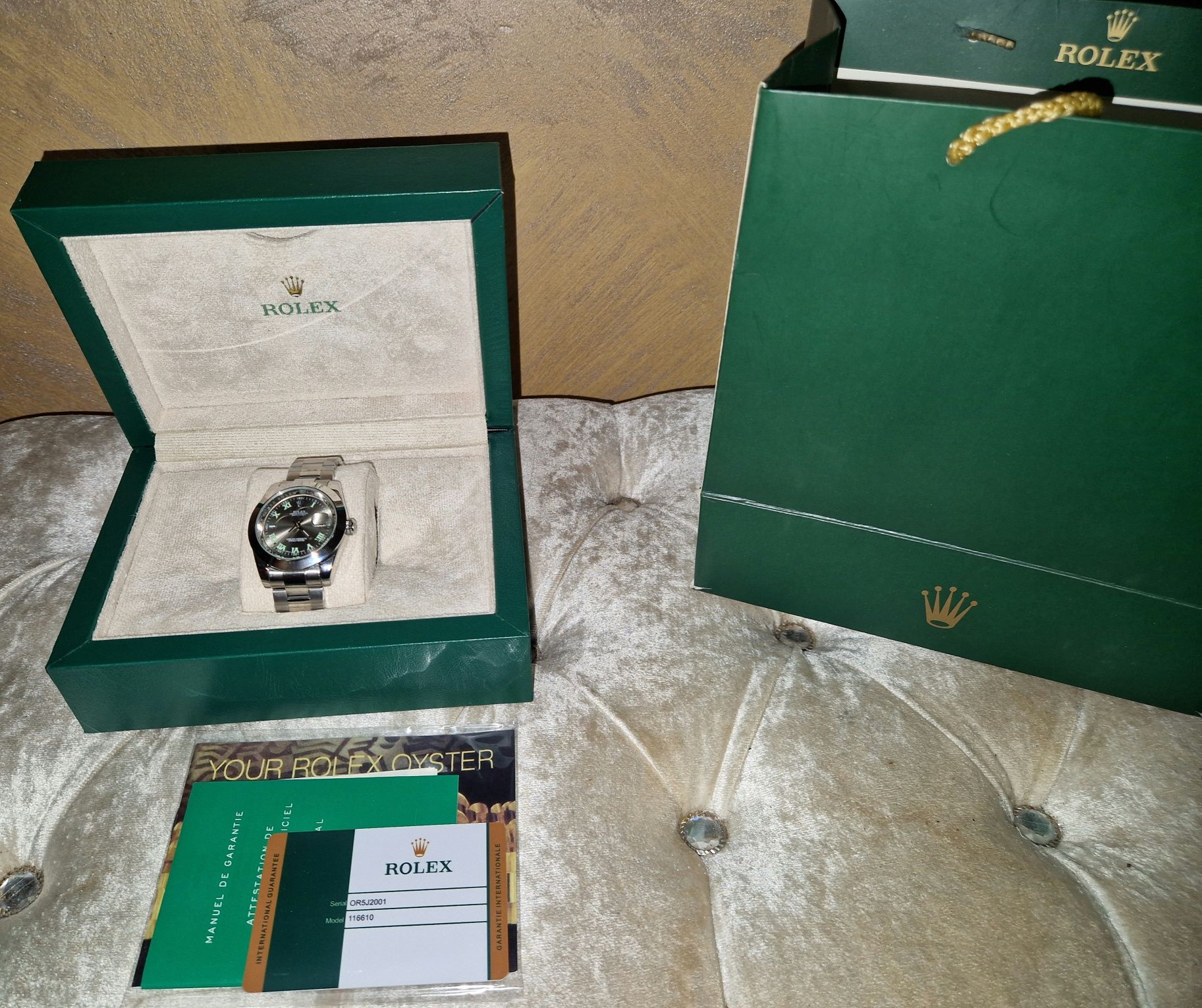 Rolex Datejust 41mm "Wimbledon" Dial Oyster