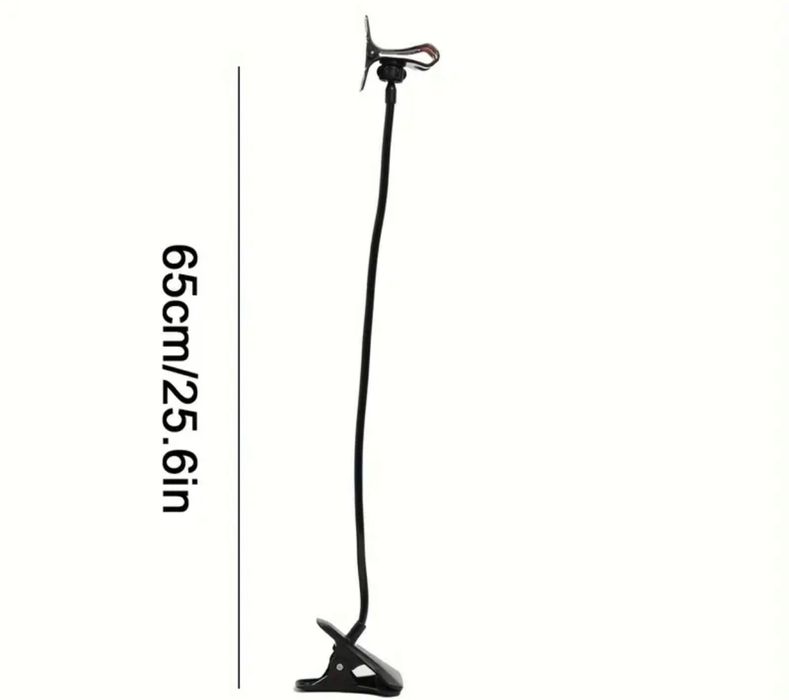 Suport Telefon Flexibil 65 cm – Clește Universal / Gooseneck Holder