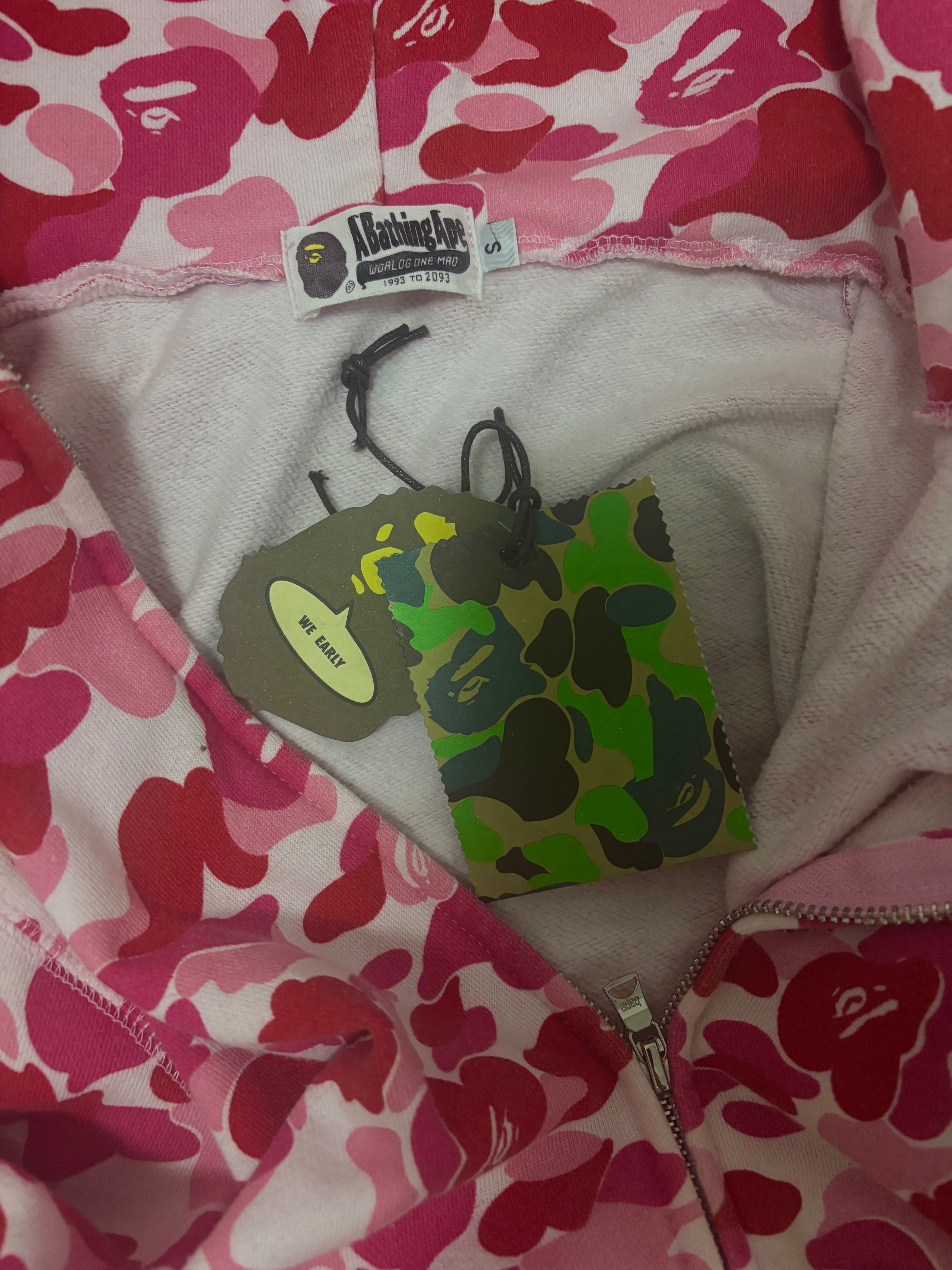 Bape розов суитшър
