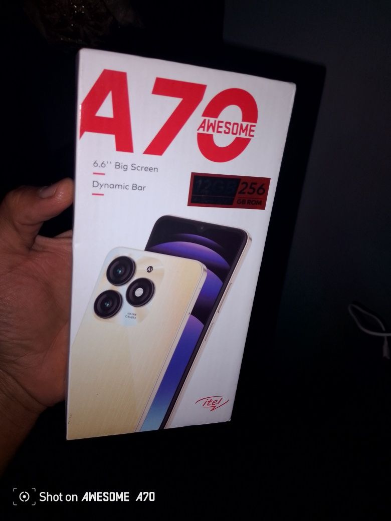 Itel A 70 hotira 12/256 karobka bor