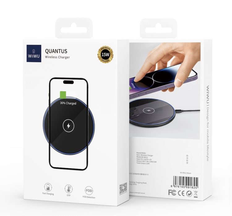 Безжично Зарядно за телефон 15W