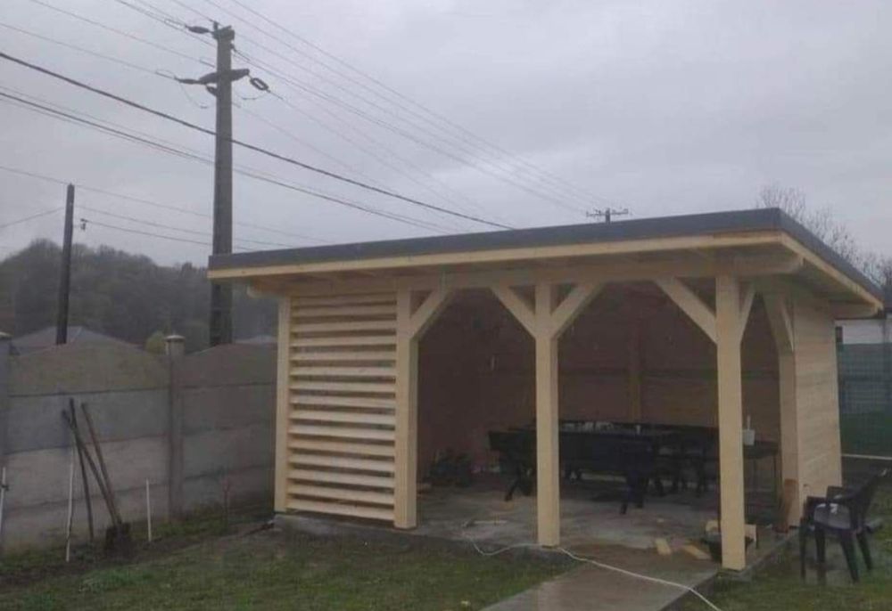 Executam căsuțe ,case , foisoare și terase din lemn uscat , tratat și