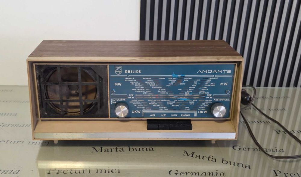Radio de colectie Philips 03 RB 262 Andante - import Germania