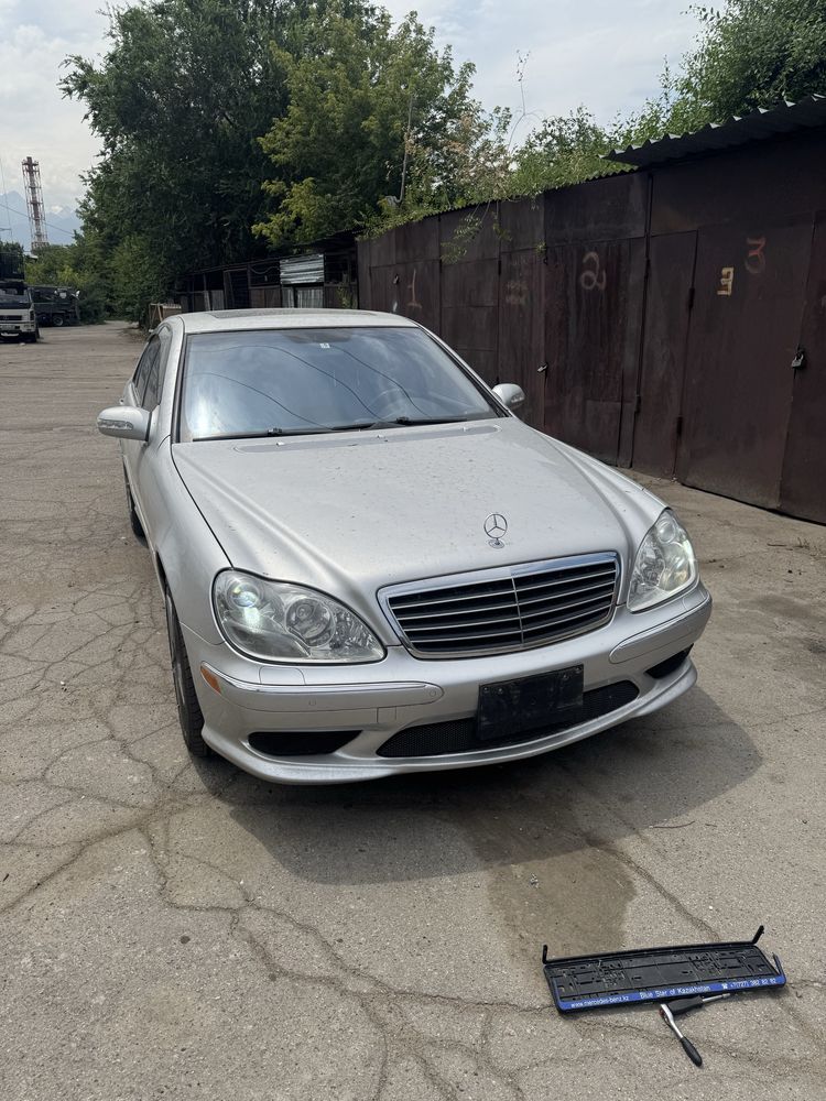Сетка в бампер w220 рест