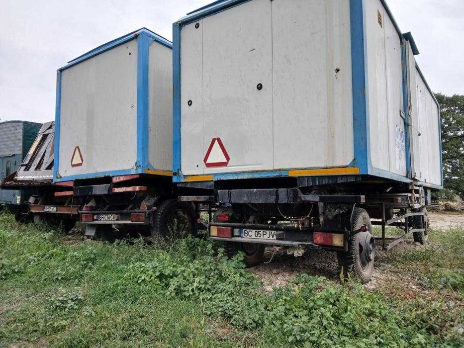 Remorci pentru organizare de șantier, vagoane