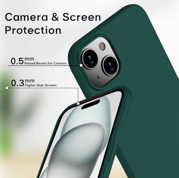 Husa iPhone 16 Pro, 16 Pro Max Luxury Elegance Microfibra Verde
