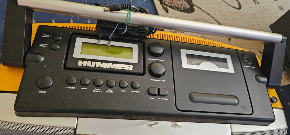 radio cd humvee hummer galben