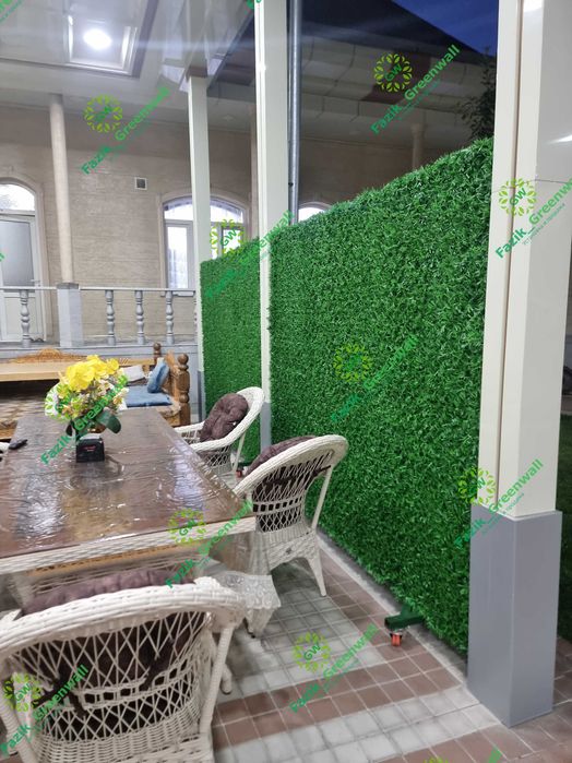 Yashil zabor | Green Wall | Dekorativ sun’iy  setka (3 yil kafolat)