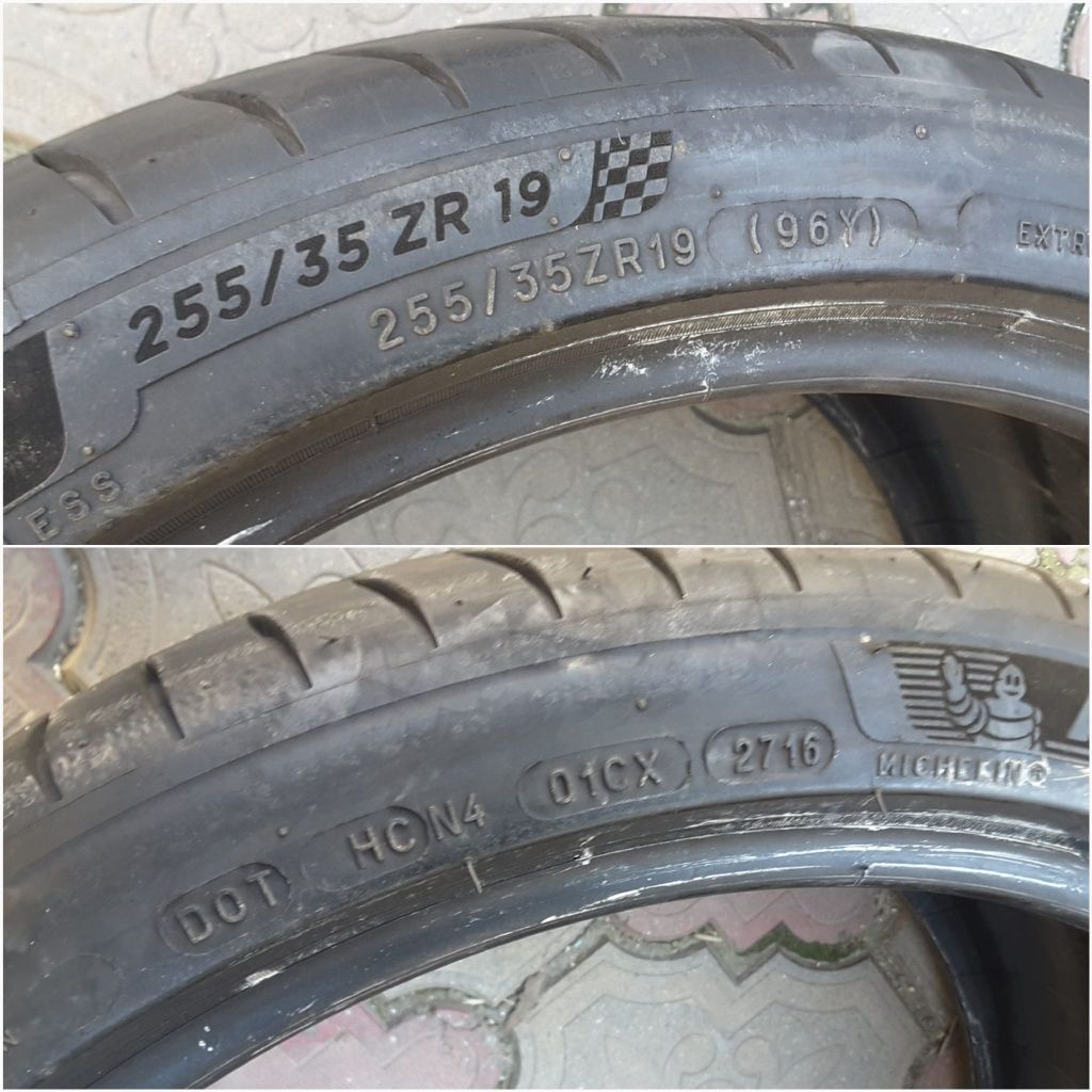 cauciucuri, anvelope de vara 255/35/19 Michelin 5,5 mm