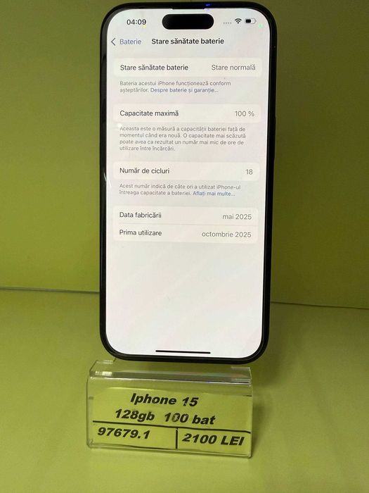 Iphone 15 128gb (m3) staramanet