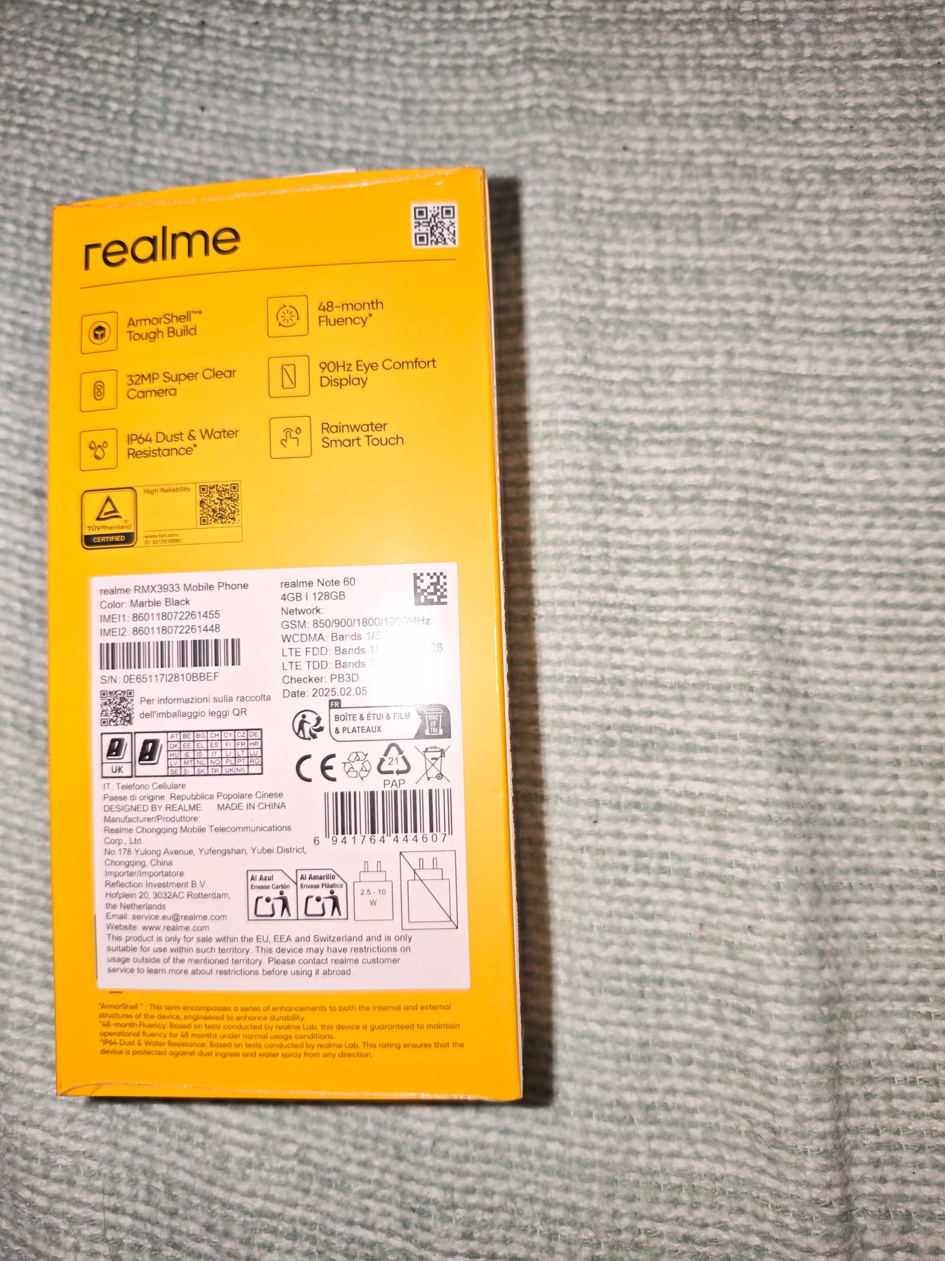 Смартфон realme Note 60