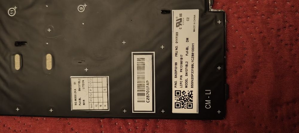 Tastatura Lenovo T480 Type 20L8