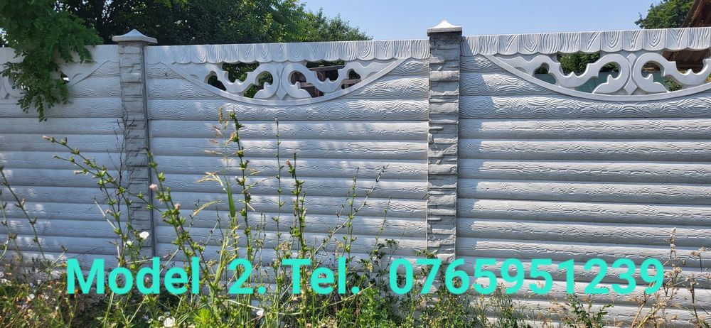 Vand garduri din beton diferite modele!
Calitate garantata!