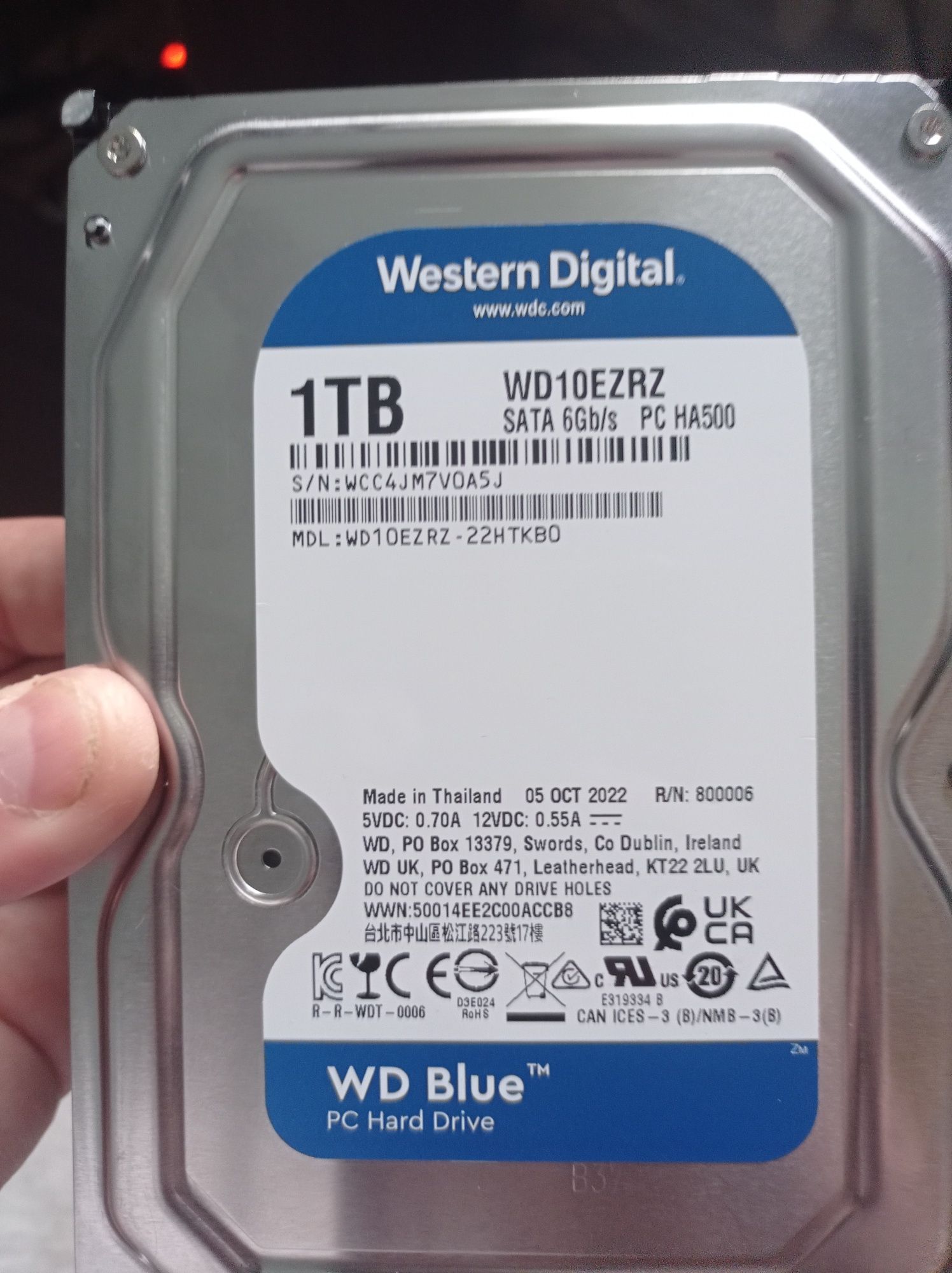 Жёсткий диск Western Digital на 1 тб