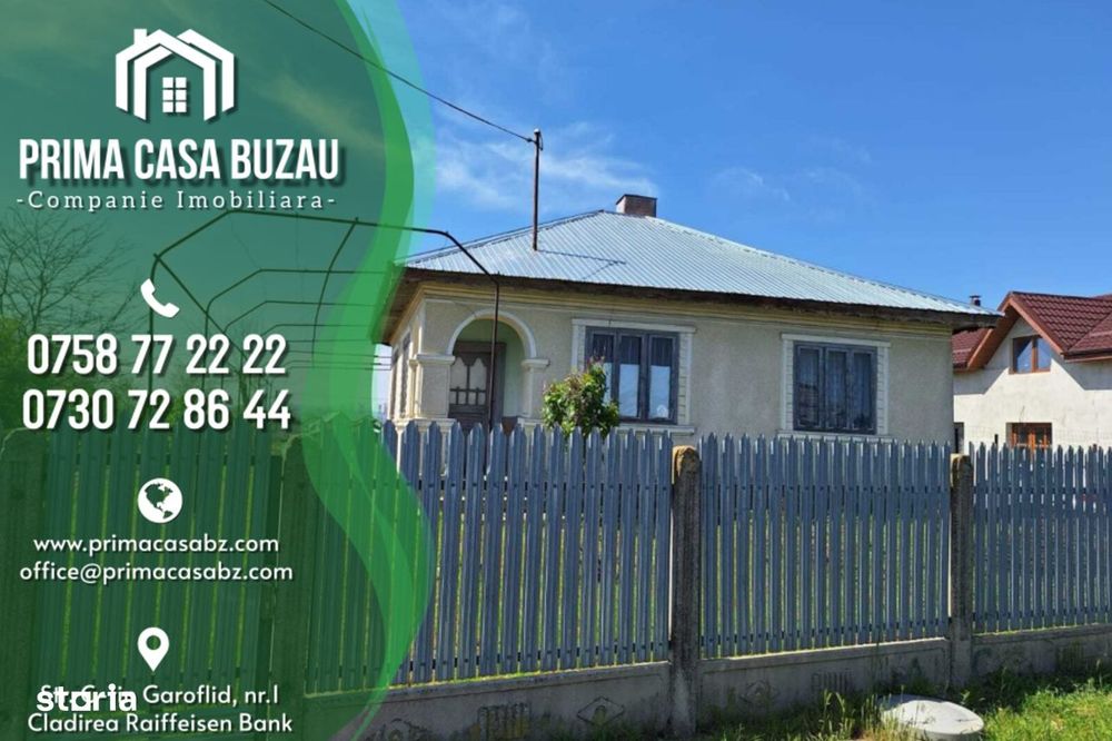 Teren + Casă bătrânească | Comuna Smeeni, jud. Buzău | 2.878 mp