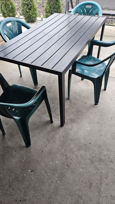 Masa terasa/gradina cu 4 scaune