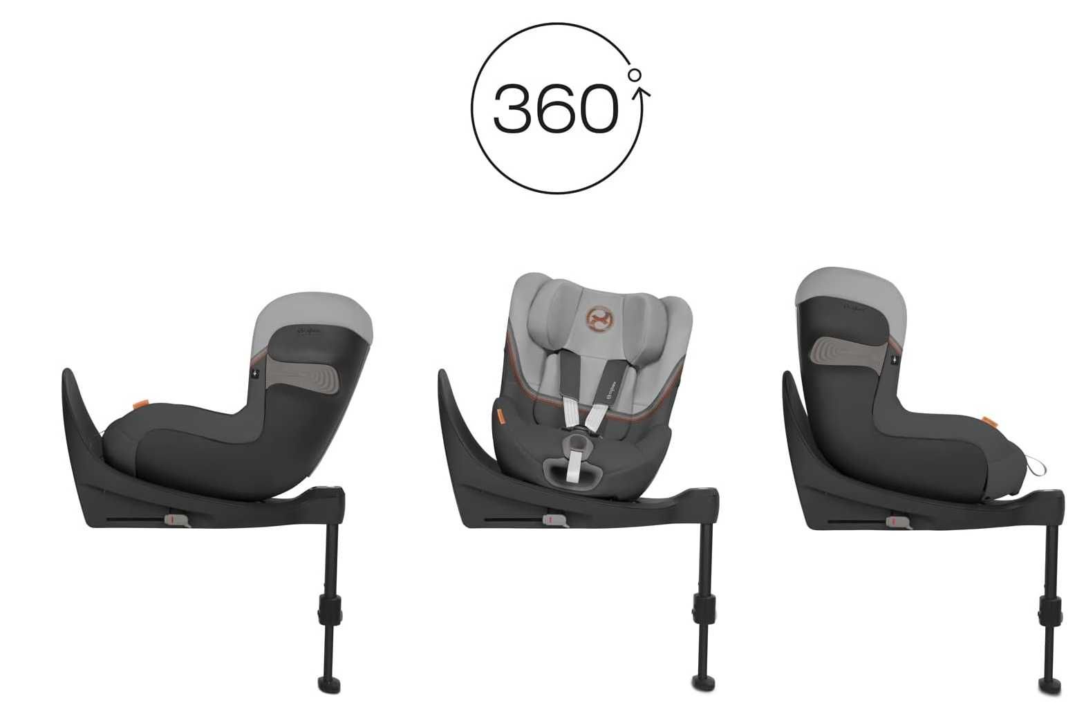 Cybex Sirona S2 i-Size Въртящо 360 детско столче Lava Gray
