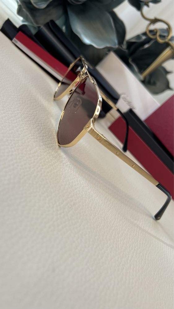 CARTIER CT0461S ochelari de soare noi gold