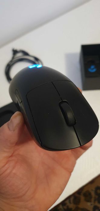 Mouse gaming wireless Logitech G PRO LightSpeed Hero 16K DPI, Negru