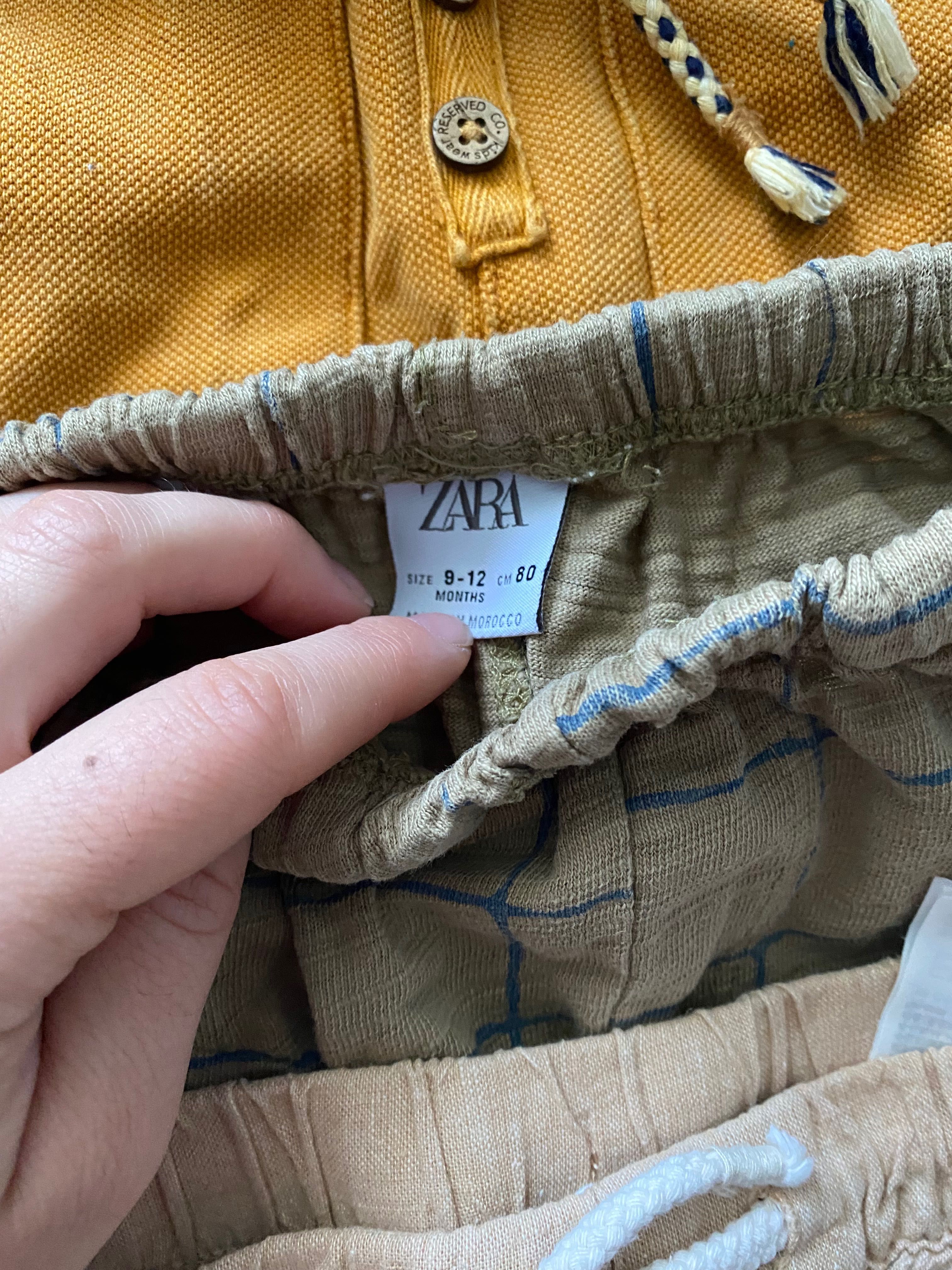 Lot pantaloni zara,reserved, hm ,marimea 80