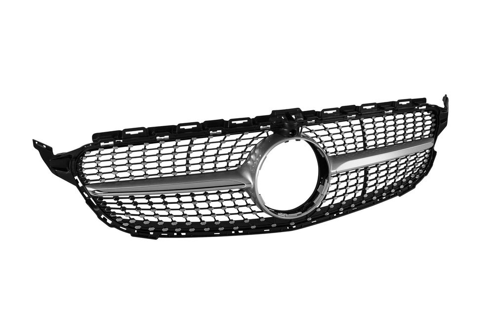 Хром диамантена решетка за Mercedes C класа W205, S205, C205 с камера