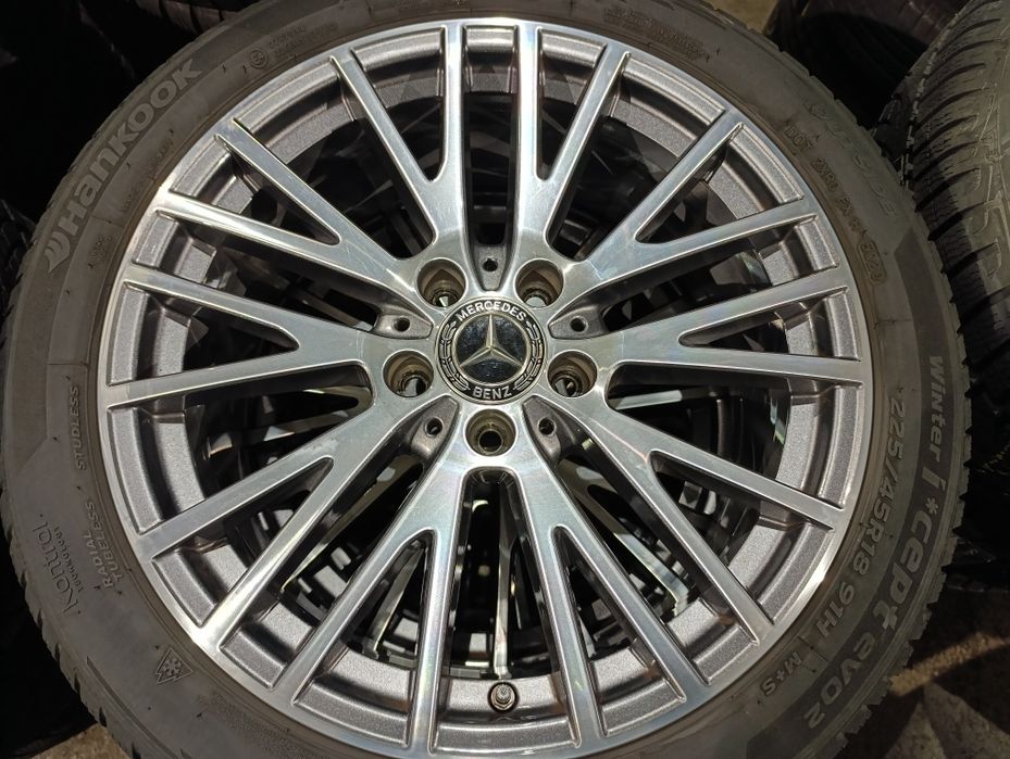 Jante originale Mercedes A class W177, 18"cu anvelope de iarna