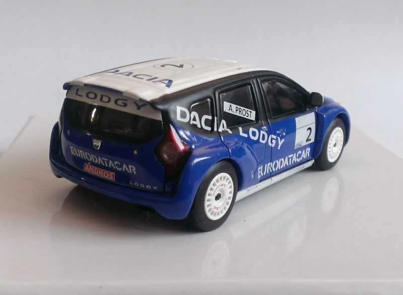 Macheta Dacia Lodgy Raliu Trophee Andros 2011 - Eligor 1/43