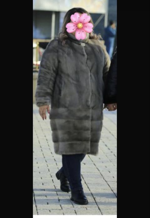 Натуральная норковая шуба трансформер