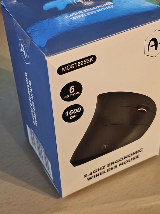 Mouse ergonomic wireless, A+ 1600 DPI, 6 butoane