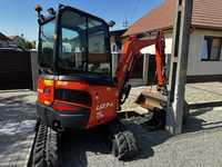 Miniexcavator Kubota U 27-4.   An 2022 .300 ore !!!aproape nou