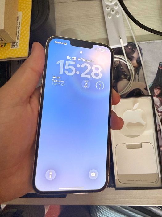 Продам iPhone 13 Pro Max 256GB ( SIM +eSIM), цвет золотой