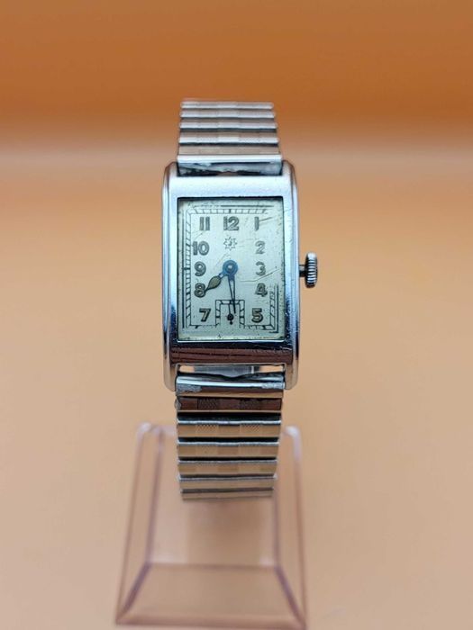 Junghans Ceas Tip Militar Rectangular cal J967 ,Tank 22/38mm ,Art Deco