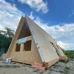 Case stil A cabane din lemn
