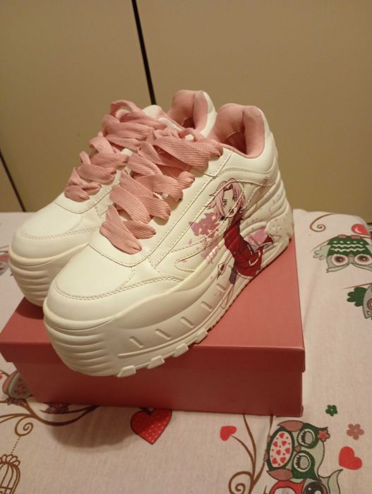 Pantofi sport cu platforma Bershka