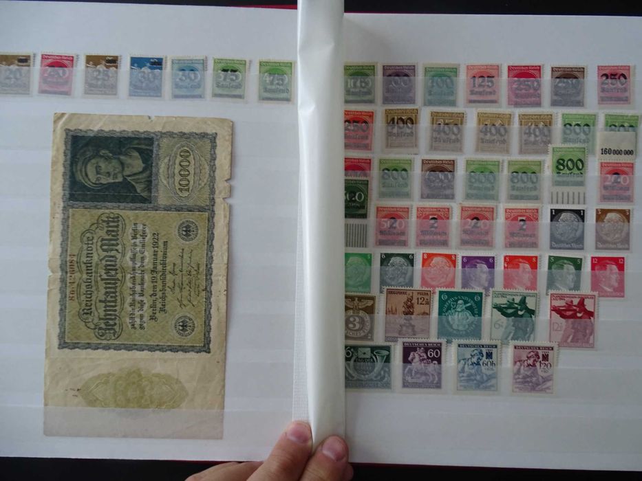 Clasor cu timbre vechi Germania Reich 1900-45, stamp/nestamp, (Lot 66)