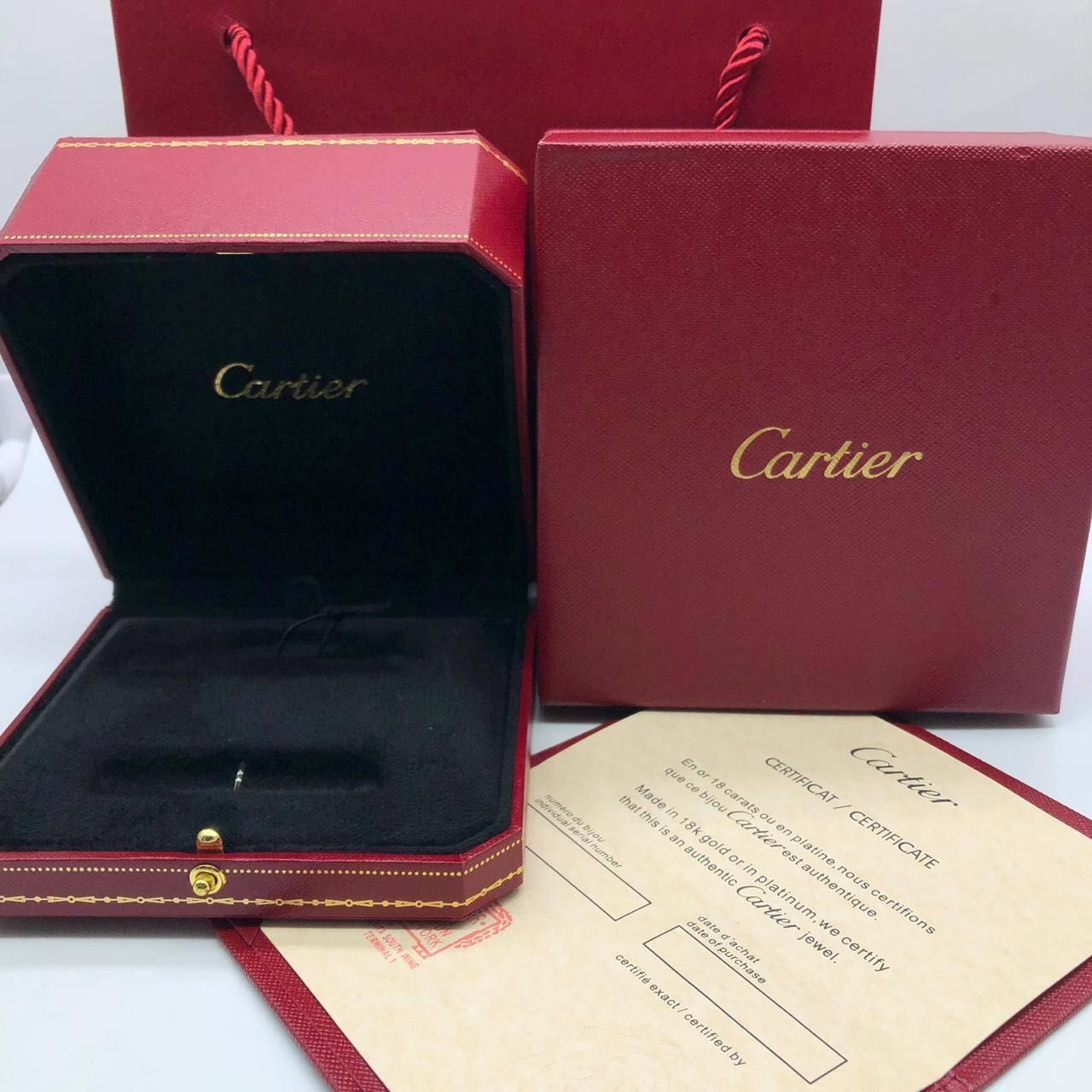 Брендовые упаковки под украшения Cartier, Van cleef, Булгари, Пандора