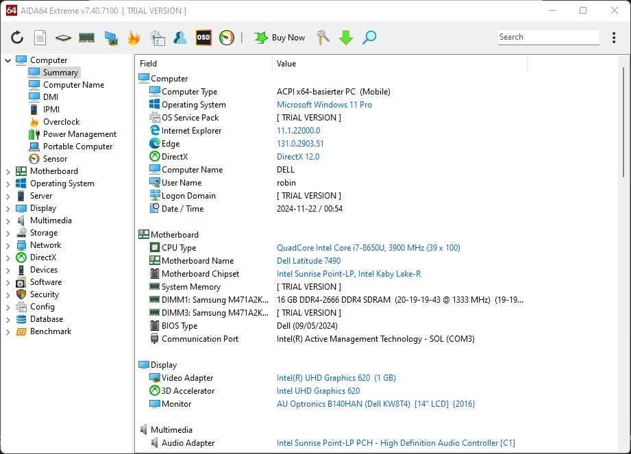 Dell 7490 i7-8650U