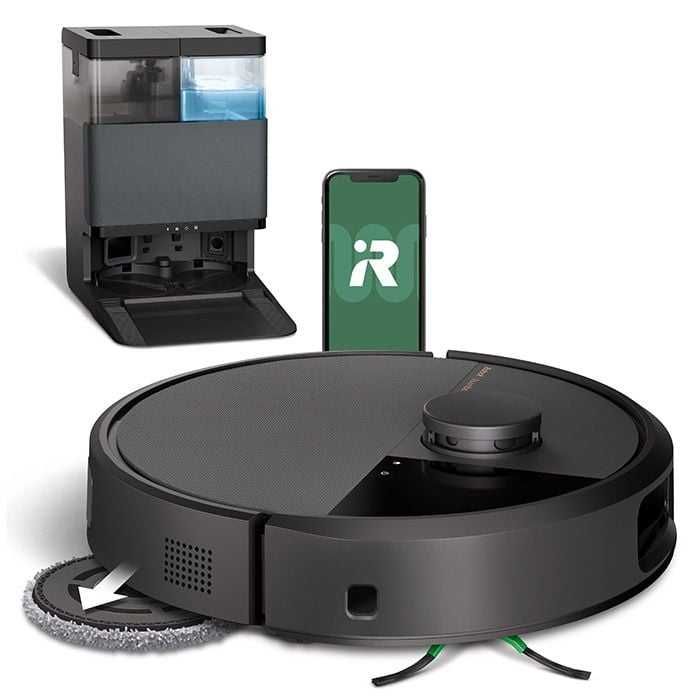 Прахосмукачка робот iRobot Roomba Plus 505 Combo + AutoWash Станция