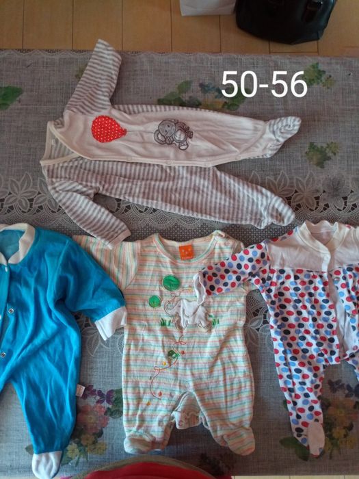 Lot 4 salopete 50-56 cu picior