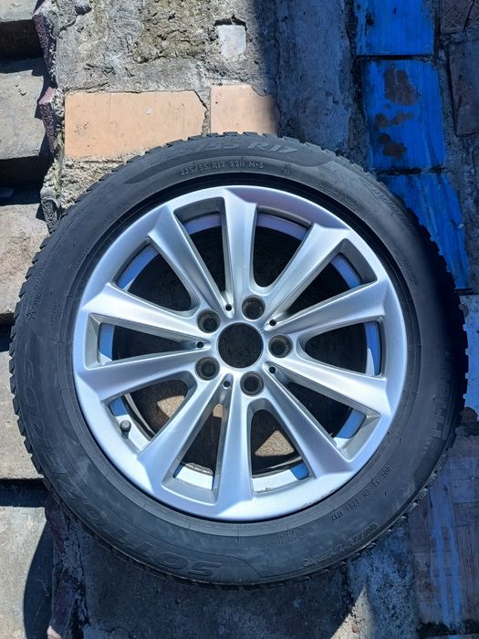 Jante aliaj BMW f10/f11 + anvelope 225 55 r17
