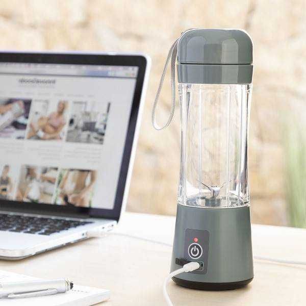 Shaker electric reincarcabil USB pentru proteine sucuri smoothie 380ml