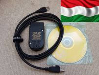 VAG COM VCDS 24.7 HEX-V2, MAGHIARA + ENGLEZA, HU full chip, cal A+