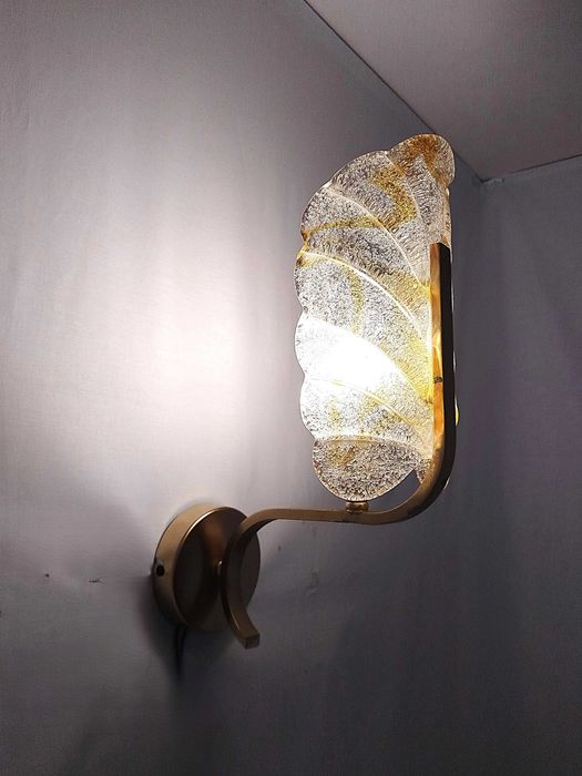 Aplica (1 din 5), MCM Art Deco, Carl Fagerlund, sticla Murano, vintage