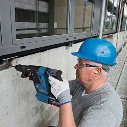 Акумулаторен перфоратор със SDS-plus GBH 18V-26 F + GDE 18V-16 Bosch