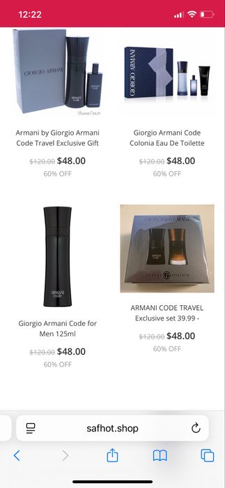 Parfum barbatesc Armani Code