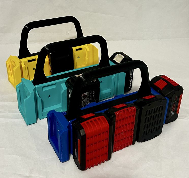 Geanta / Suport acumulatori 8  Milwaukee Dewalt Bosch Makita