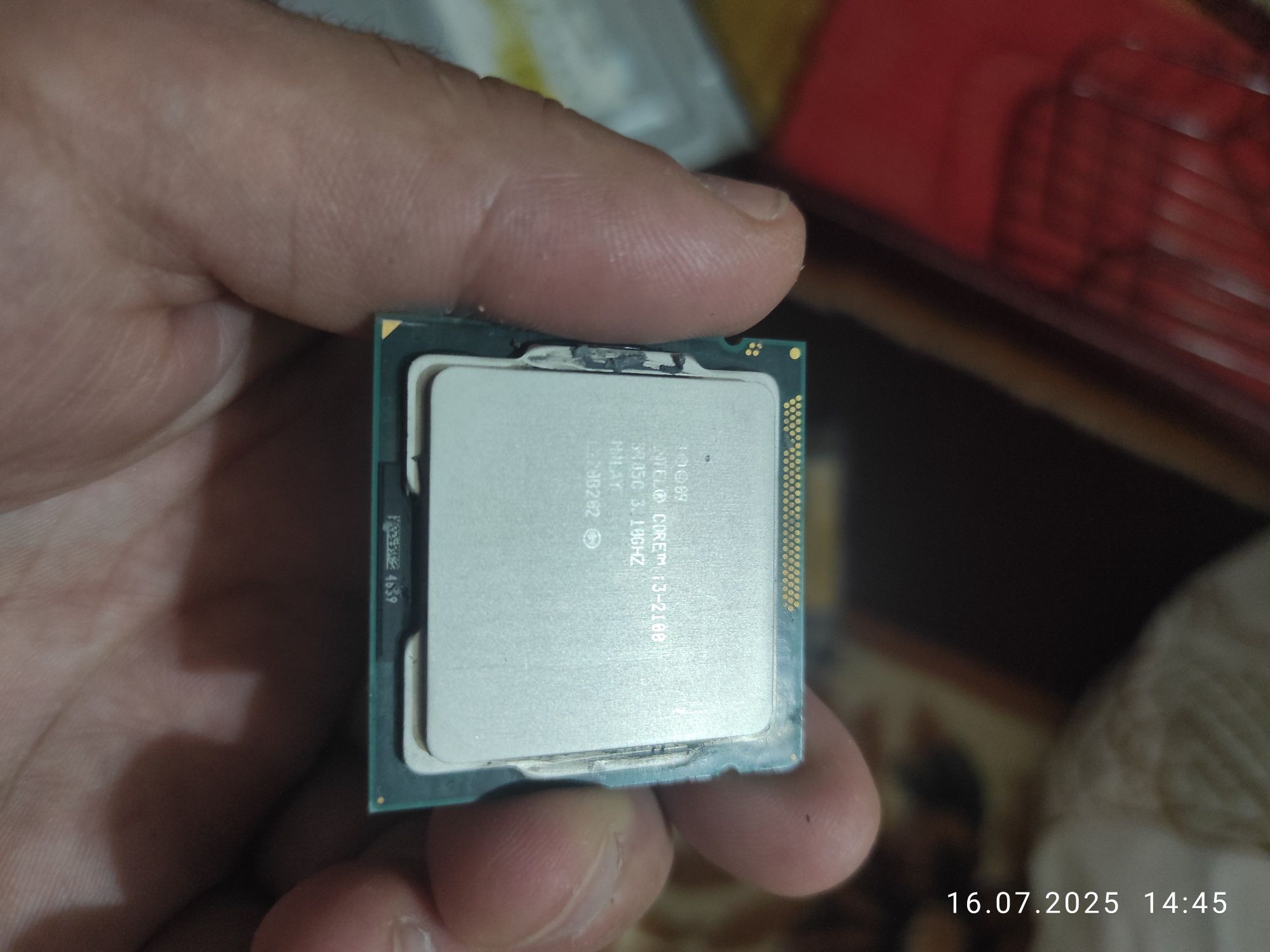 Процессор i3-2100 Intel core  SR05C 3.10GHZ