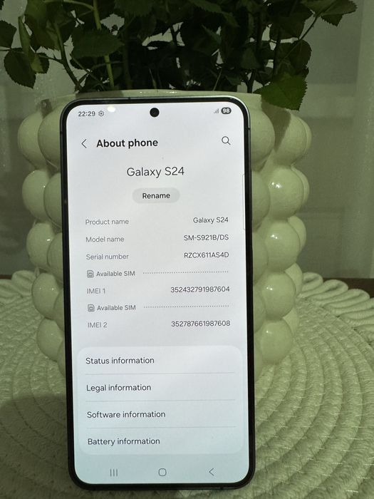 Vand samsung s24 128gb