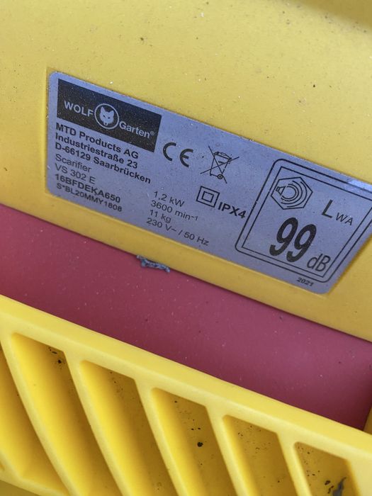 Scarificator gazon  Wolf Garten  VS 302 E