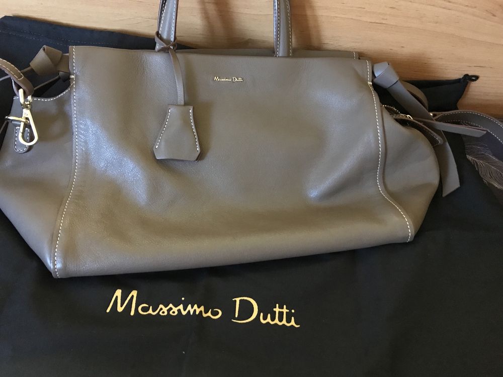 Massimo Dutti дамска чанта, 100% естествена кожа